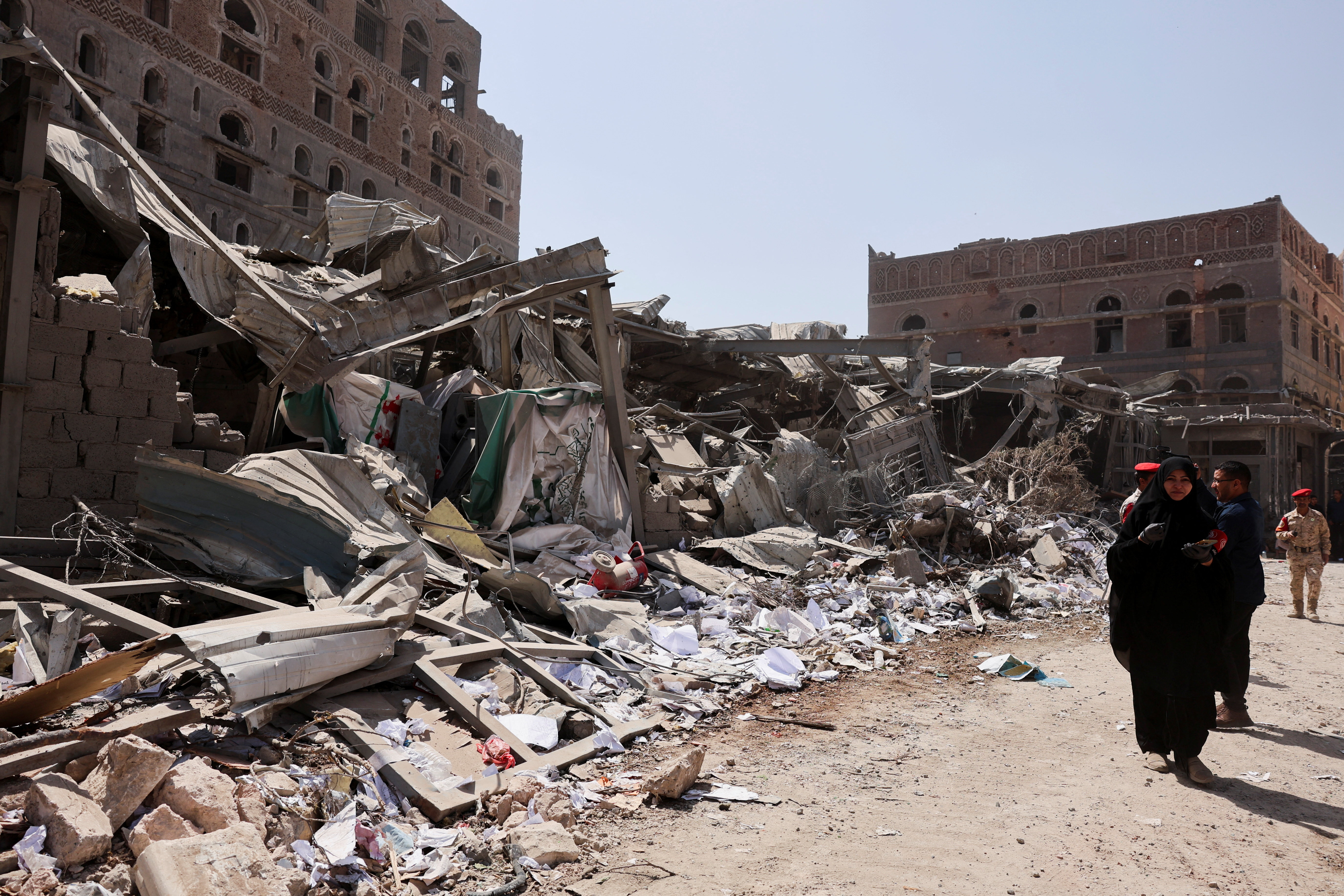 Israeli airstrikes in Sanaa